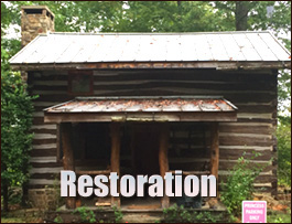 Historic Log Cabin Restoration  Bon Secour, Alabama